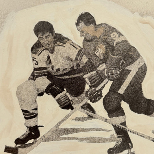 Gordie Howe Detroit Red Wings Hockey Player Photo Photograph Vintage