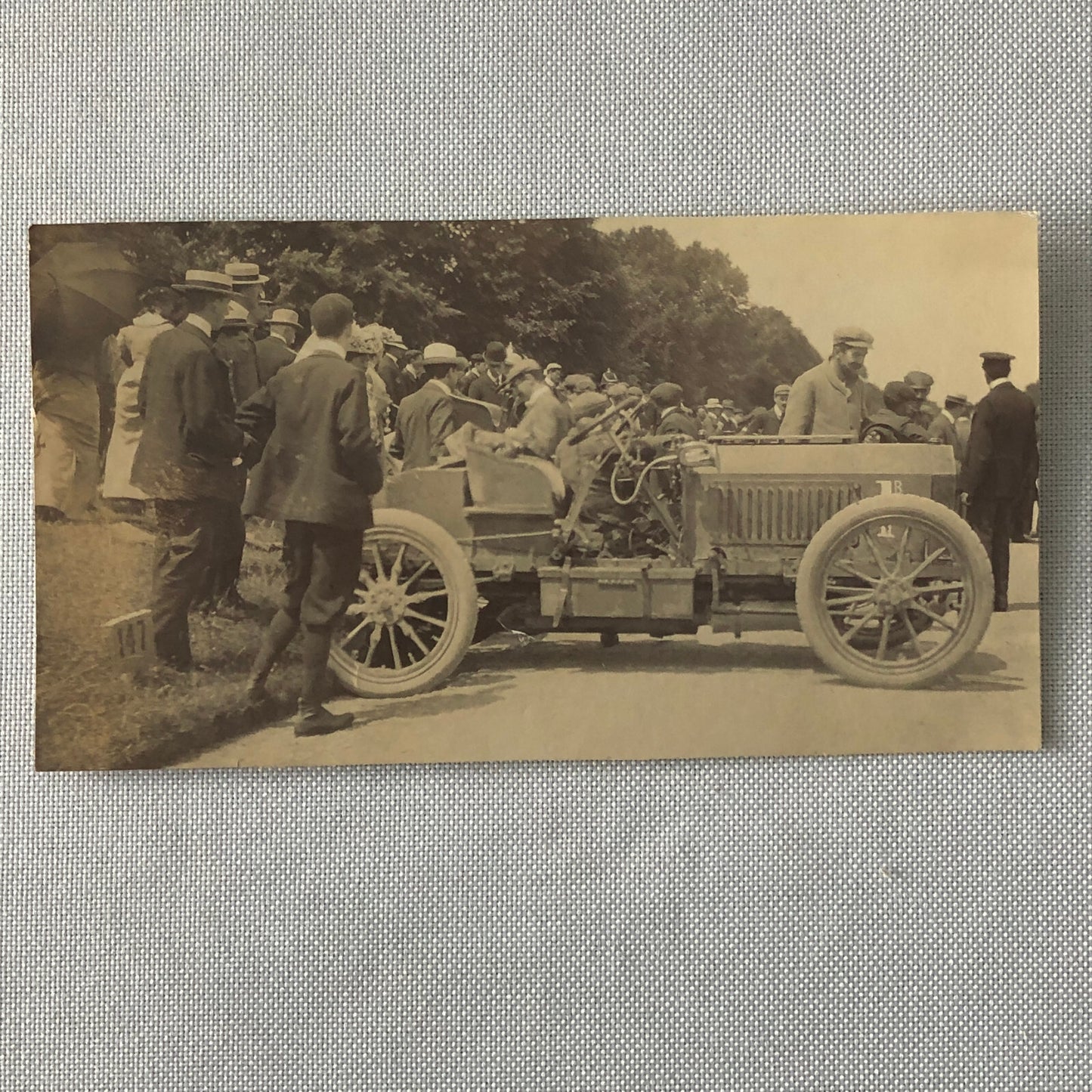 Vintage Racing Photo Photograph Print - Tag AL22E2