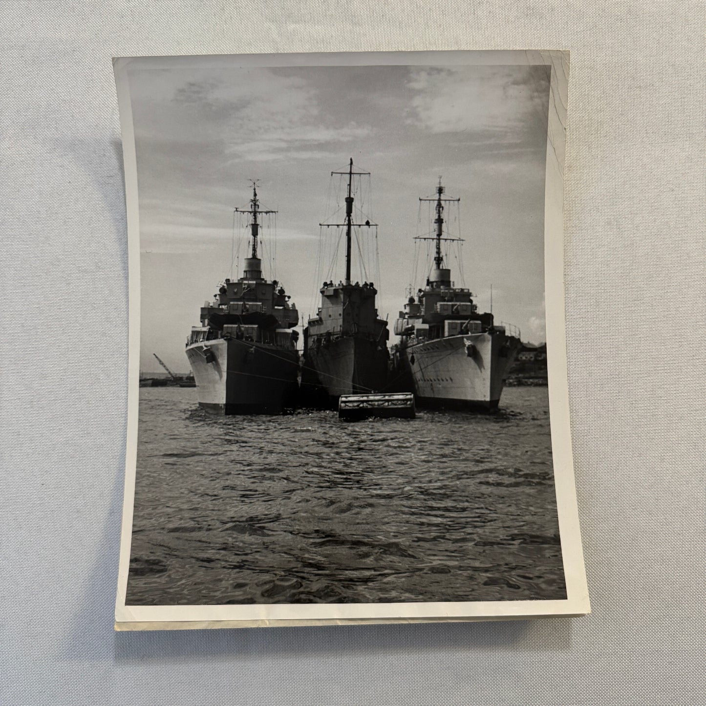 Vintage Military Ship Press Photo Photograph Canadian Niagara Saskatchewan