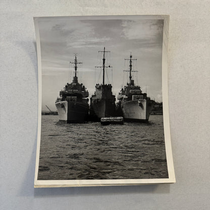 Vintage Military Ship Press Photo Photograph Canadian Niagara Saskatchewan