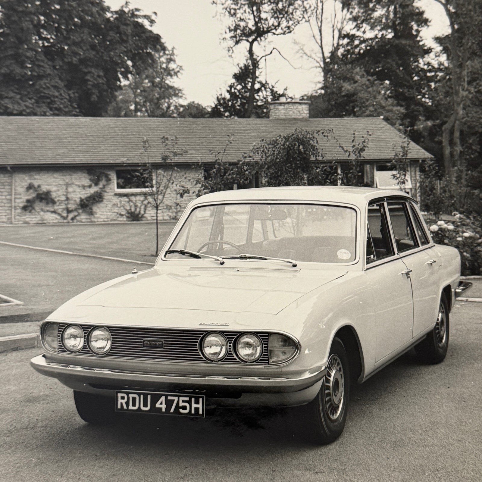 Triumph 2000 MK II Car Factory Press Photo Photograph Print 1972