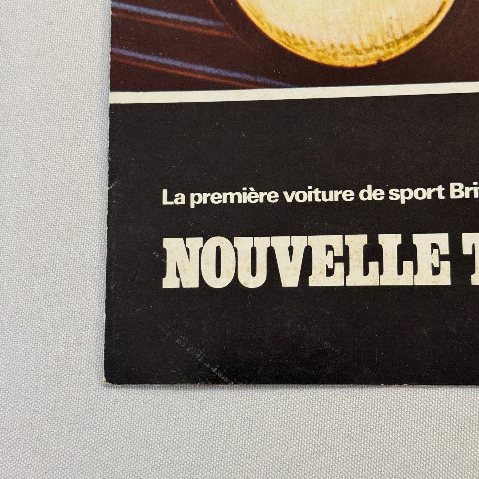 Triumph TR5 PI Roadster Convertible VIntage Car Sales Brochure Catalog FRENCH