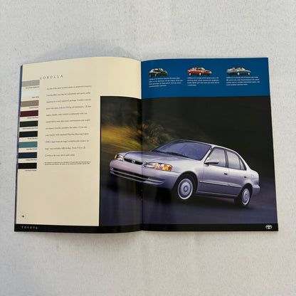 1999 Toyota Sales Brochure Catalog Solara Celica Corolla Tacoma Rav4 LandCruiser