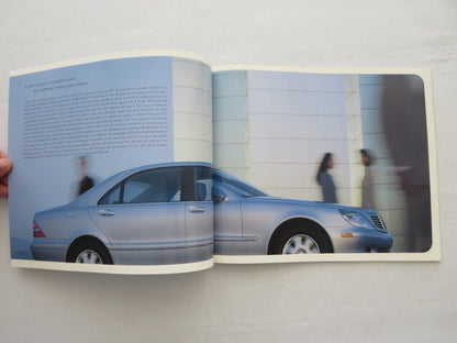 2002 Mercedes S Class Sales Brochure Catalog S430 S500 S55 AMG S600