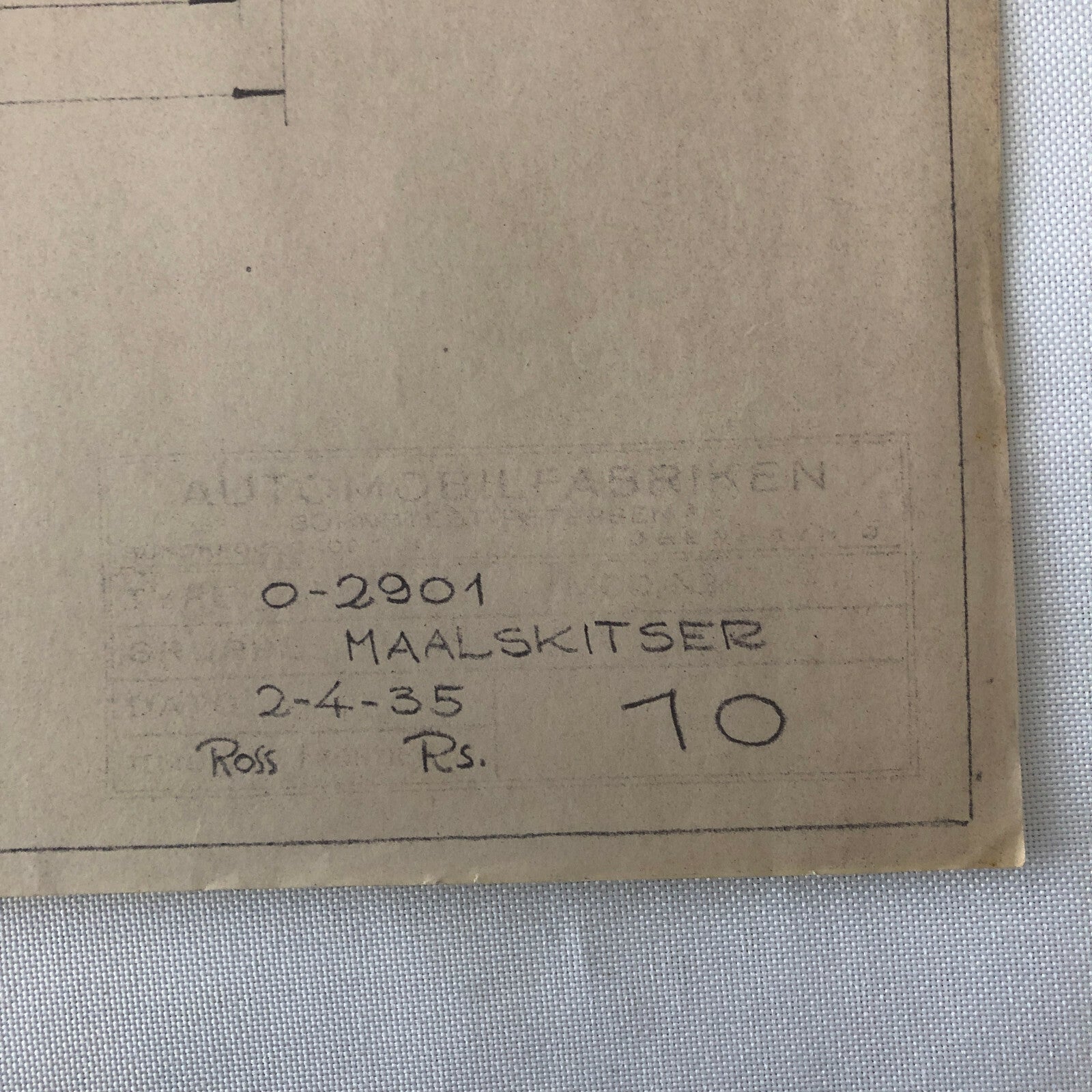 1935 Coachbuilder Bus Design Blueprint Rendering Blue Print Coach Bus Truck