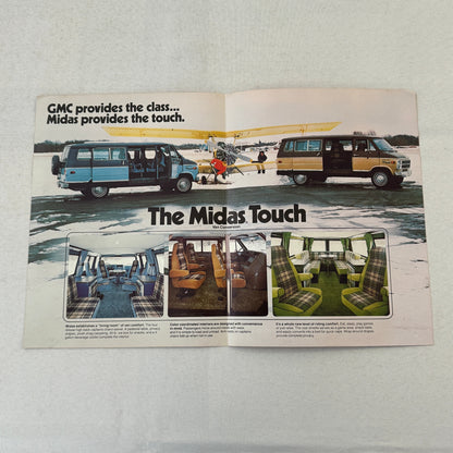 GMC Midas Touch Conversion Van Sales Brochure Catalog Advertising Vintage