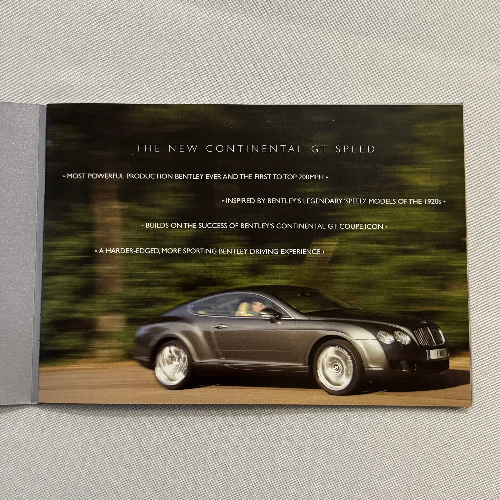 Bentley Contintental GT and GT Speed Press Kit Brochure with CD 2007 2008