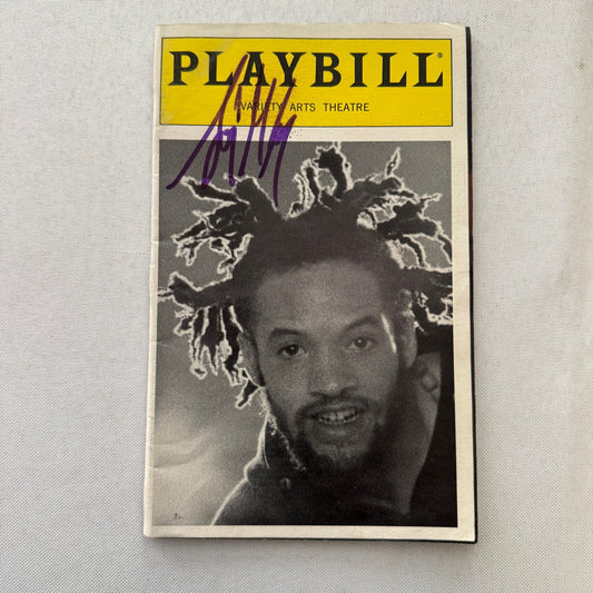 Downtown Live Communication Cast Signed Theater Playbill Autographed Signature
