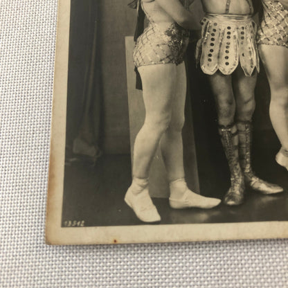 Circus Performer Acrobats Troupe RPPC Real Photo Postcard ? History Unknown