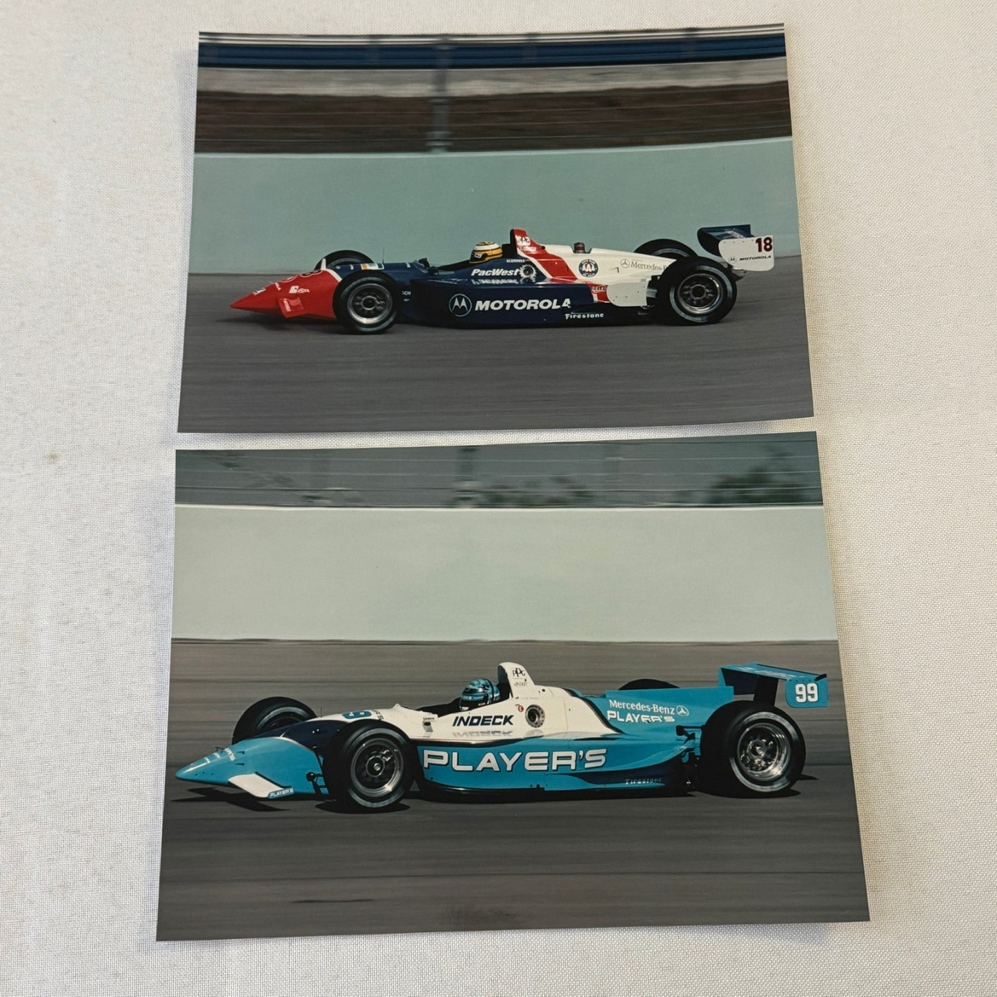 1997 Mercedes CART Racing Press Kit Paul Tracy Greg Moore Al Unser Jr