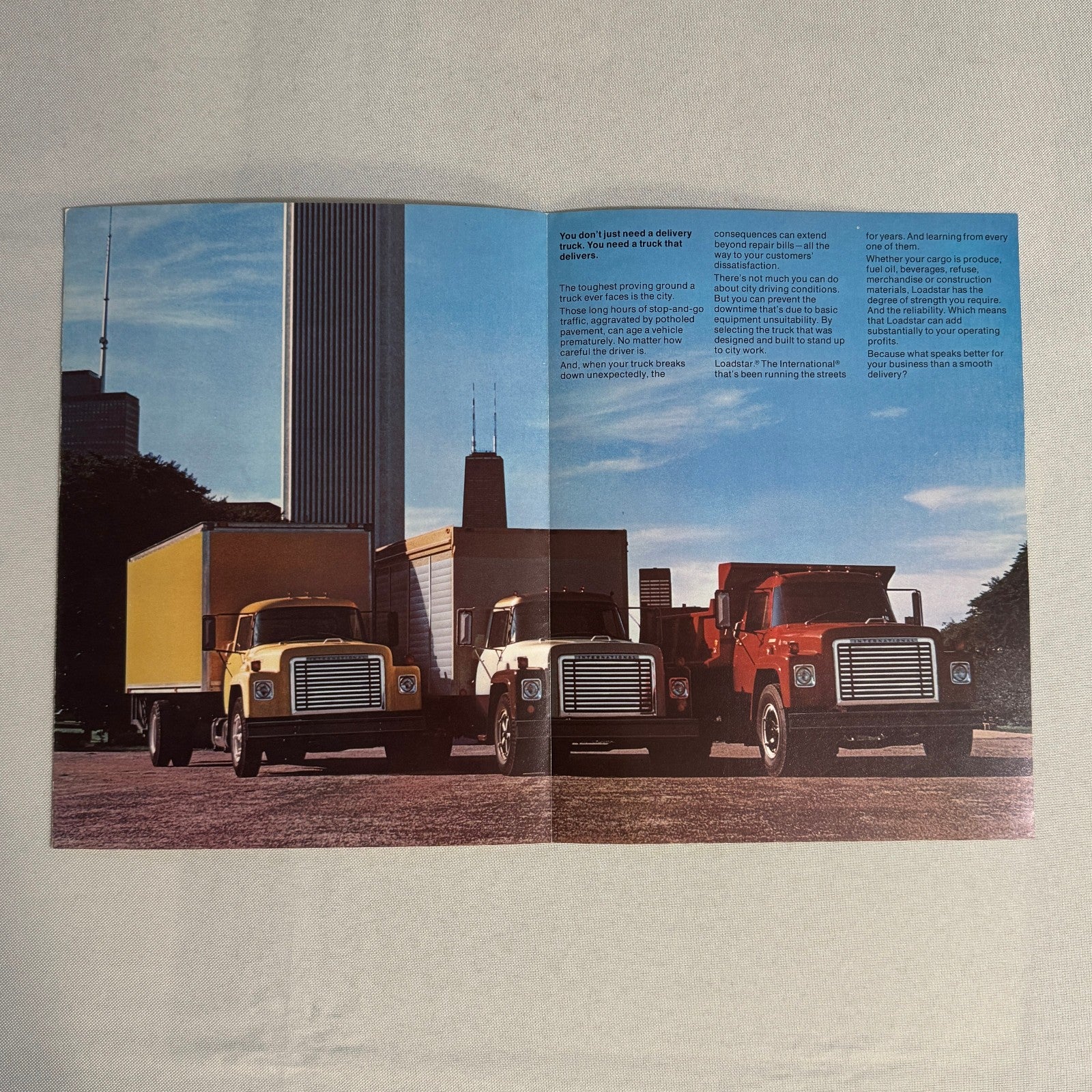 International Loadstar Truck Sales Brochure Catalog Vintage Advertising