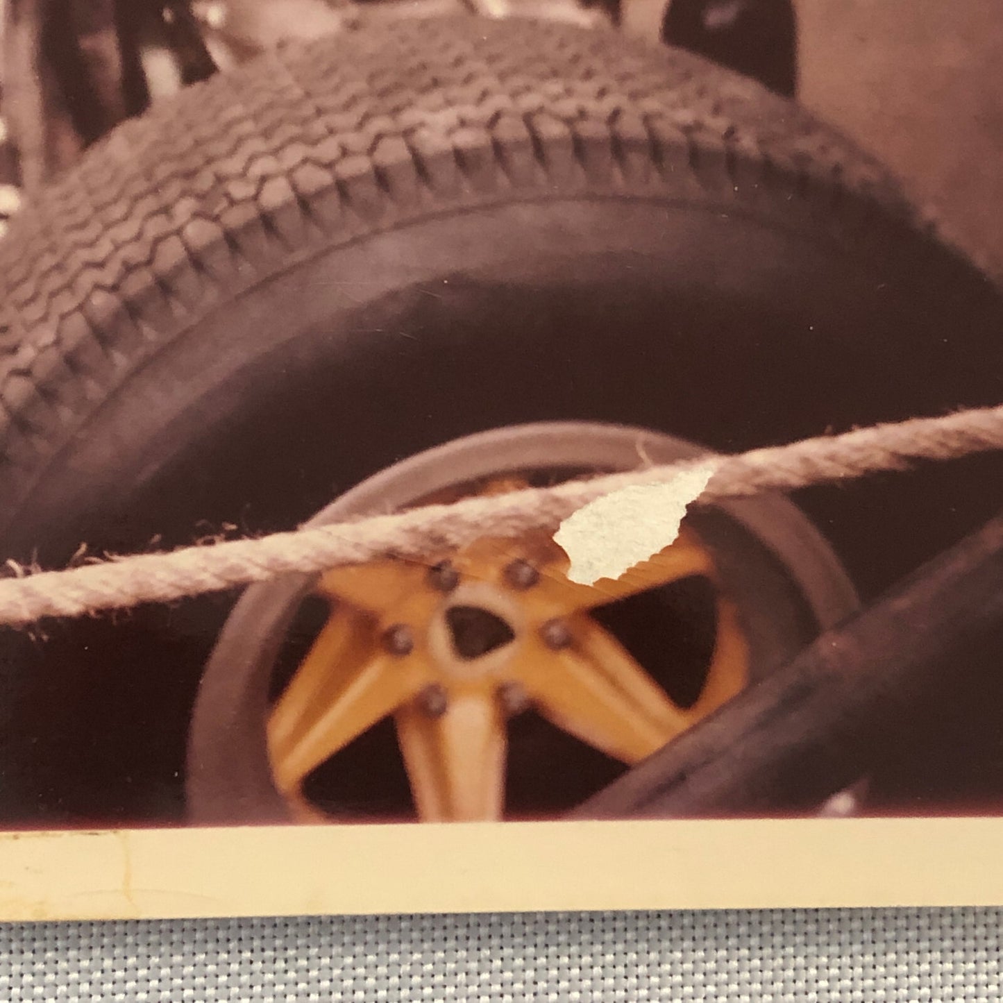 Racing Car Vintage Photo Photograph Print Lotus Climax Car Engine ?