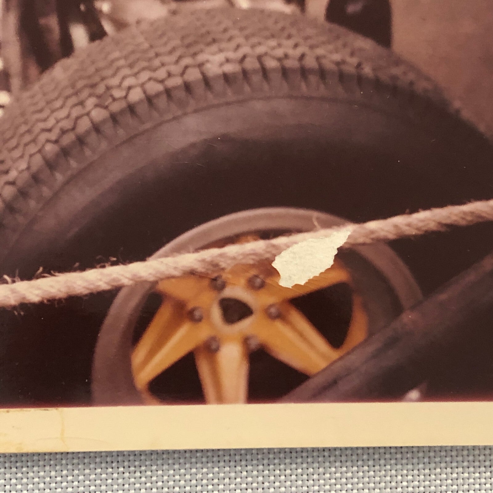 Racing Car Vintage Photo Photograph Print Lotus Climax Car Engine ?