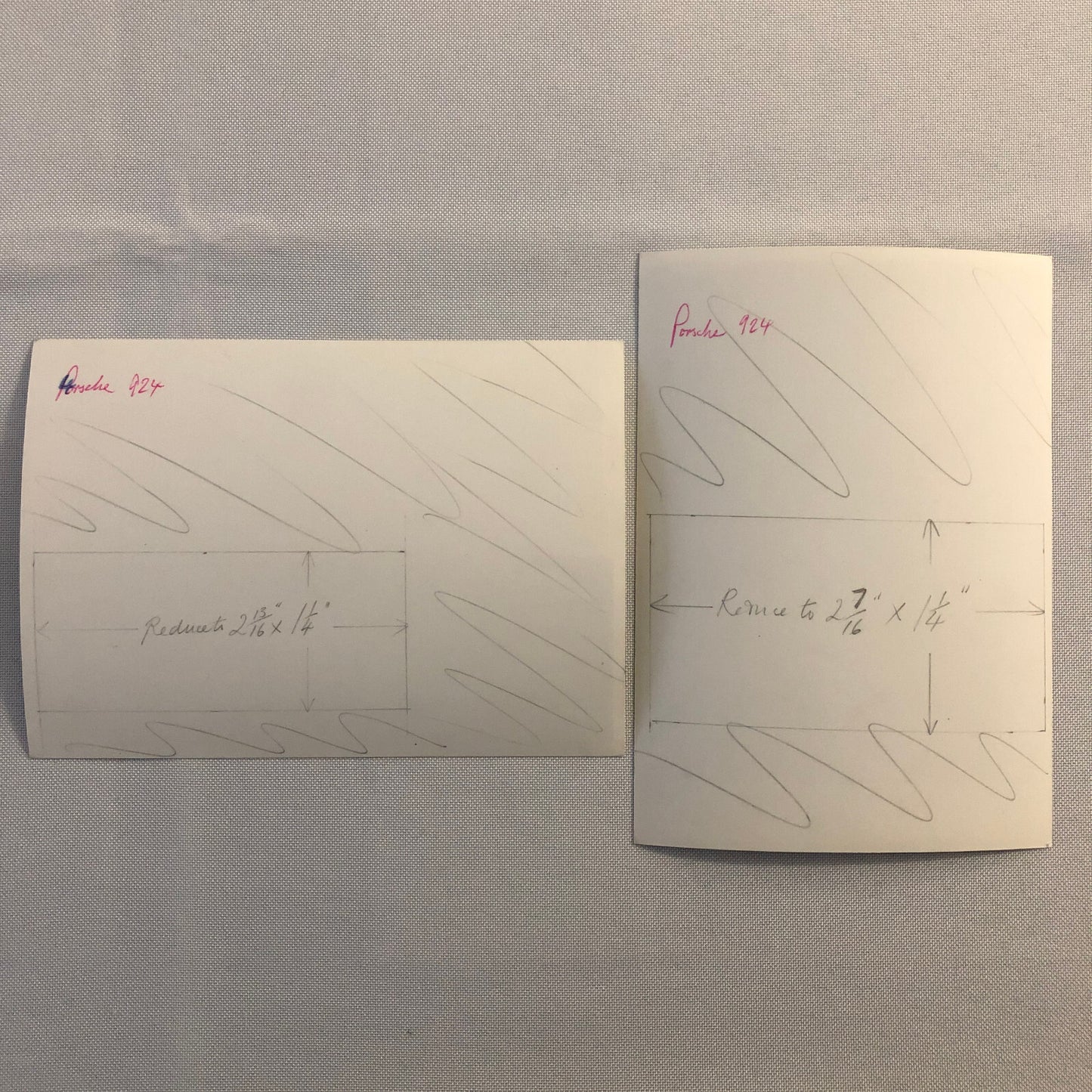 Vintage Porsche 924 Photo Photograph Print Lot of 2