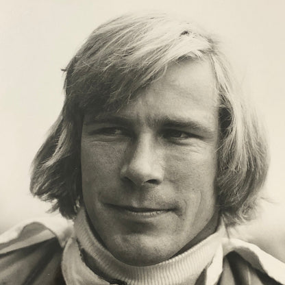 James Hunt Grand Prix Formula One F1 Racing Driver Portrait Photo Photograph