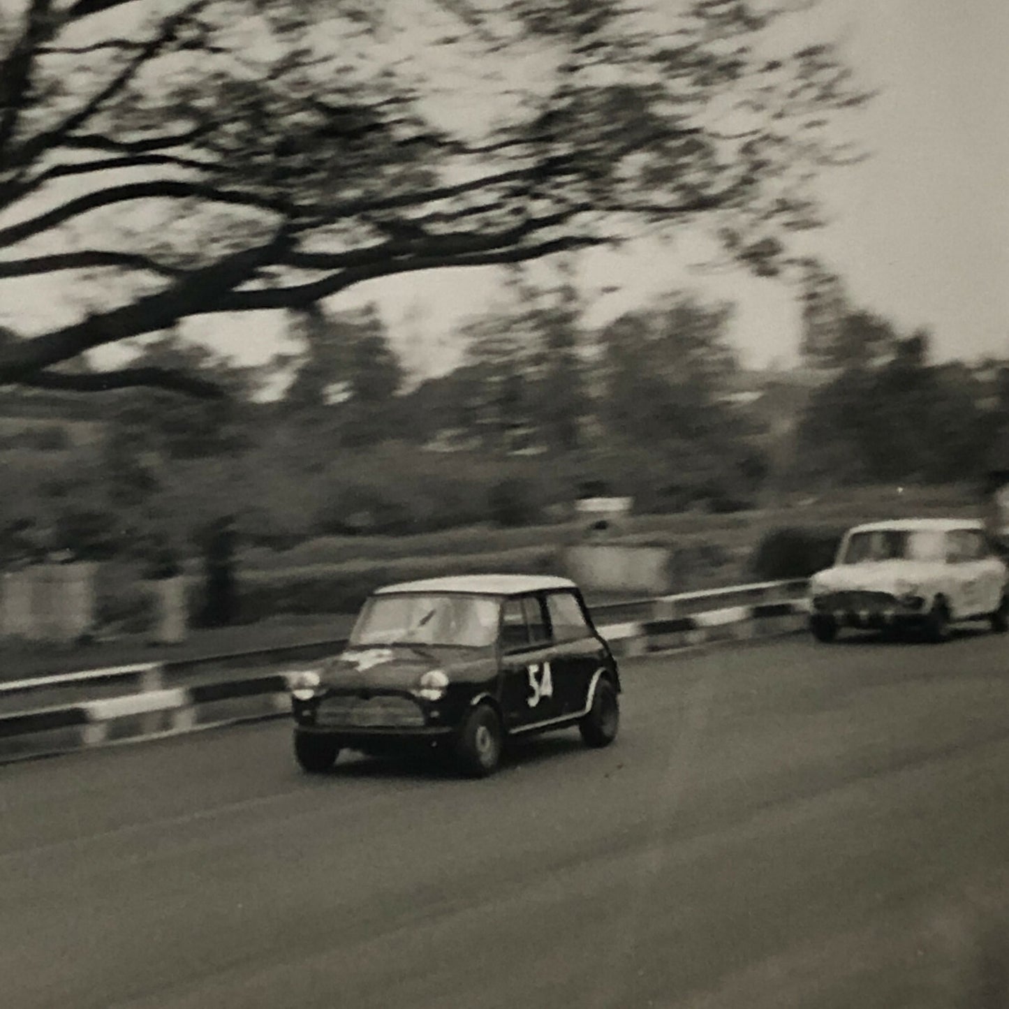 Vintage Mini Car Racing Photo Photograph Print 