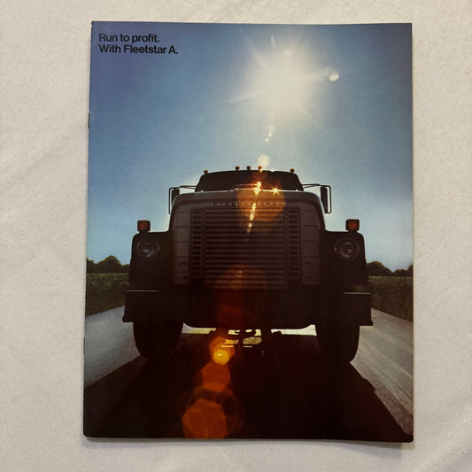 International Fleetstar A Truck Sales Brochure Catalog