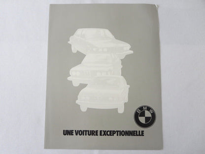 Vintage BMW Sales Brochure Catalog - 630 CSi 320i 530i Automatic + FRENCH TEXT 
