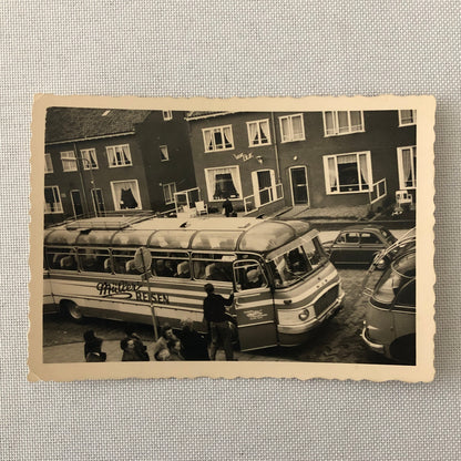 Vintage Bus Photo Photograph Print Germany 