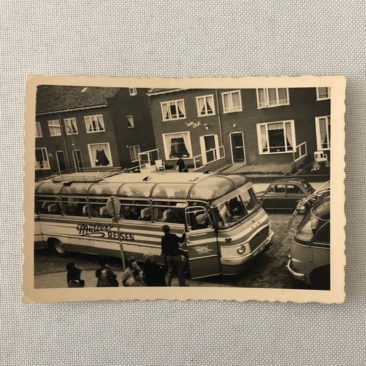 Vintage Bus Photo Photograph Print Germany 