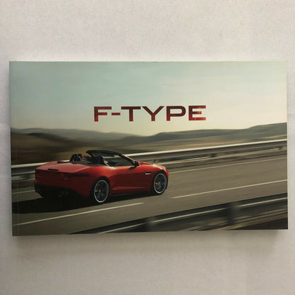 2013 Jaguar F-Type Sales Brochure Catalog Book F Type S V8 S
