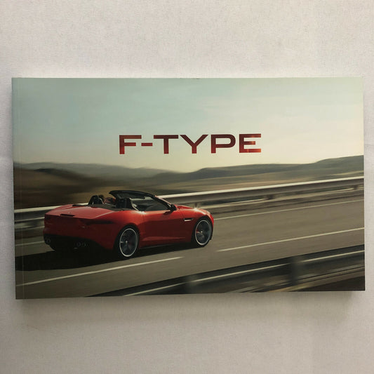 2013 Jaguar F-Type Sales Brochure Catalog Book F Type S V8 S