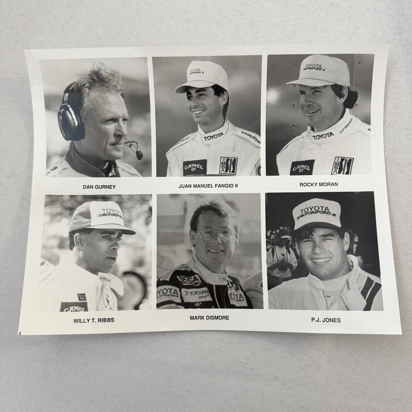 1991 Toyota Motorsport Racing Press Kit Dan Gurney Willy T Ribbs Fangio II