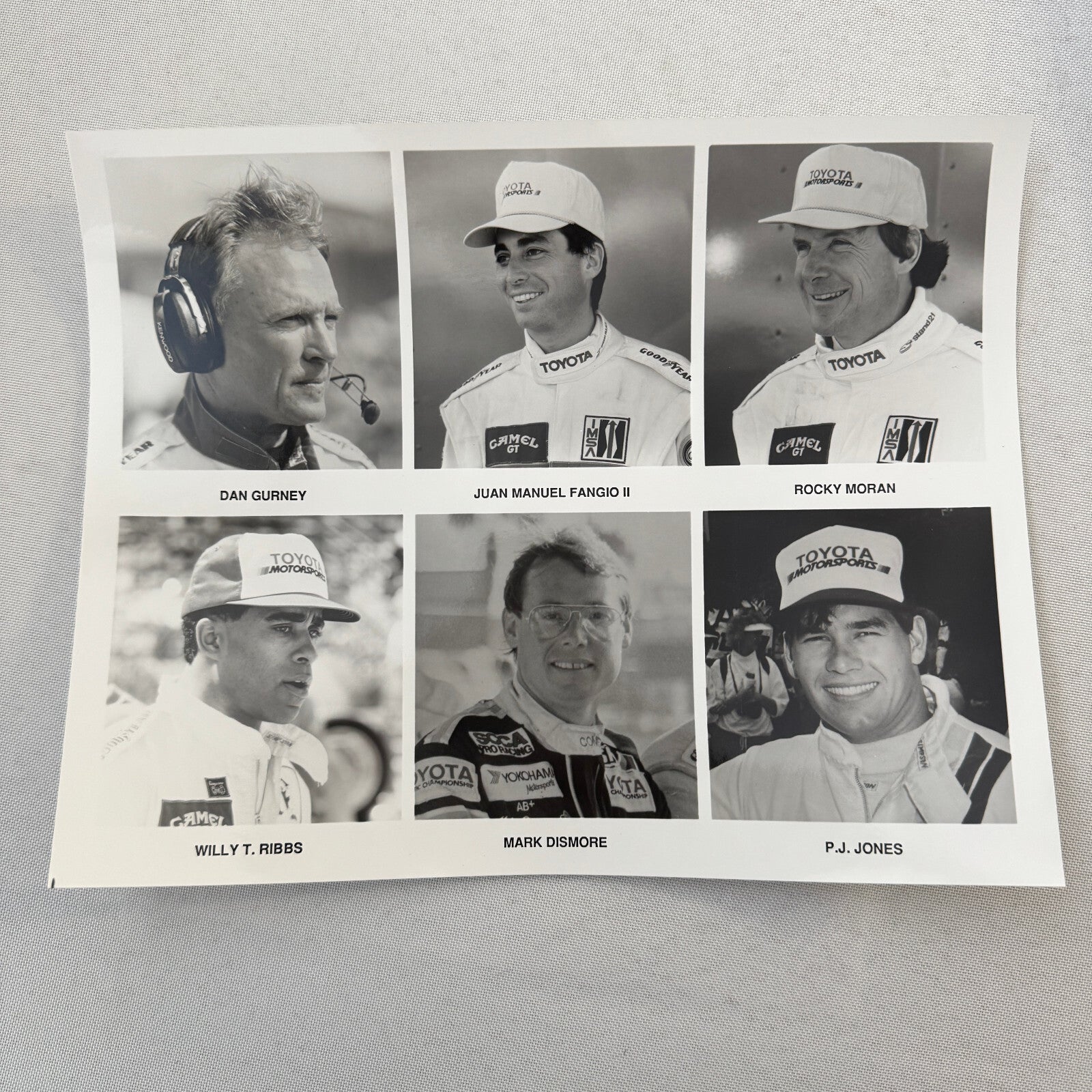 1991 Toyota Motorsport Racing Press Kit Dan Gurney Willy T Ribbs Fangio II