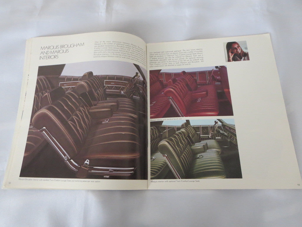 1970 Mercury Sales Brochure Catalog Marquis Marauder Monterey