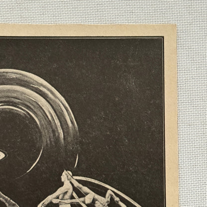 Vintage Circus Acrobat Balancing Act Acrobat Advertising Card Image Stanley Four