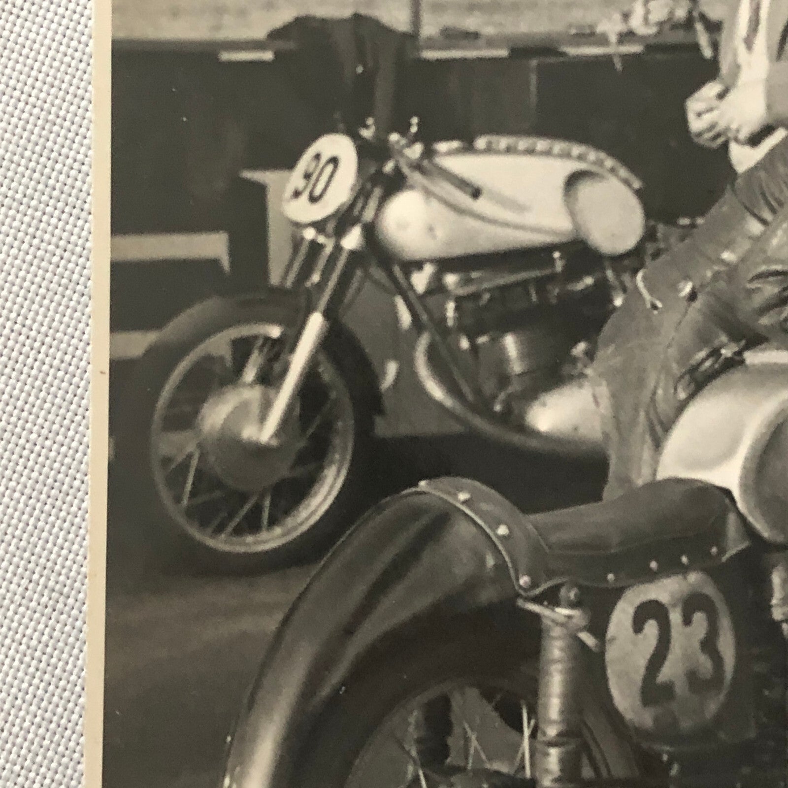 Vintage Motorcycle Racing Photo photograph Germany