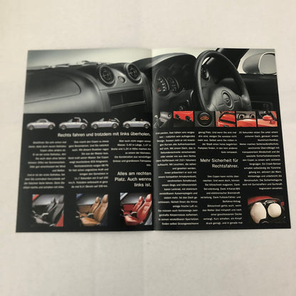Daihatsu Copen Roadster Convertible Car Sales Brochure Catalog GERMAN Text