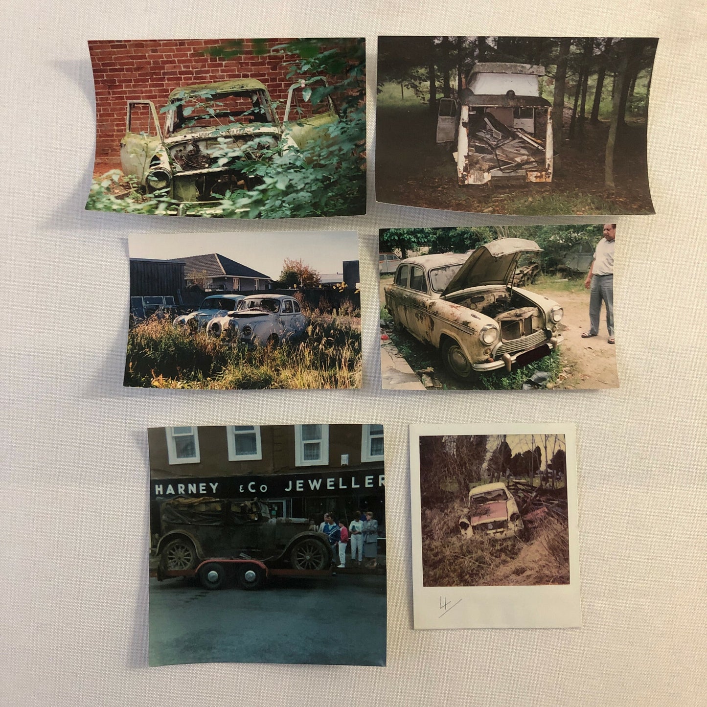 Vintage Austin Car Photo Barn Find Junkyard Parts Lot of 44 Photographs