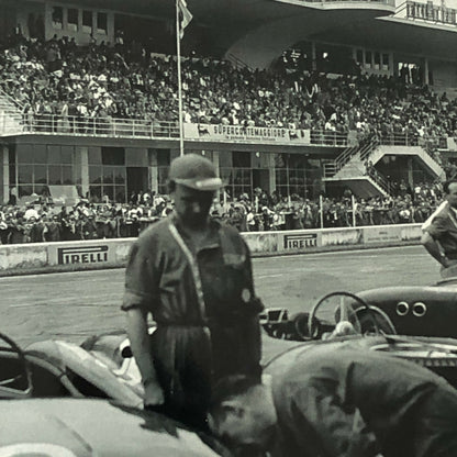 Vintage Racing Photo Photograph - Modern Era Print - Cars Mechanic Crew 