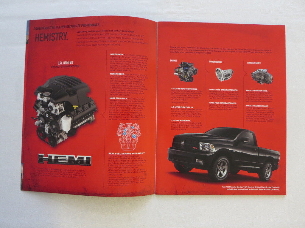 2009 Dodge Ram 1500 Pickup Sales Brochure Catalog