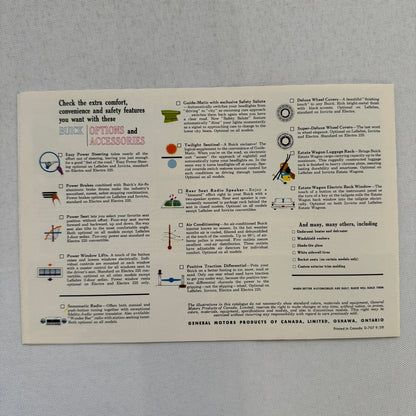 1960 Buick LeSabre Car Sales Brochure Catalog Station Wagon Coupe Convertible