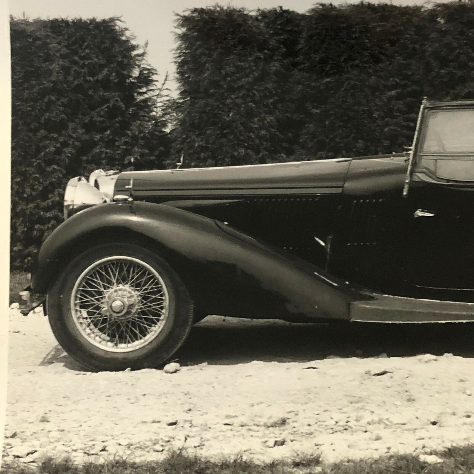 Vintage Car Photo Photograph Print - Sothebys Auction ? 
