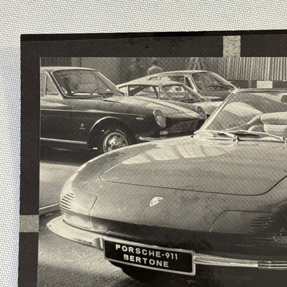 Porsche 911 Bertone Concept Car Photo Photograph Vintage Coachbuilder