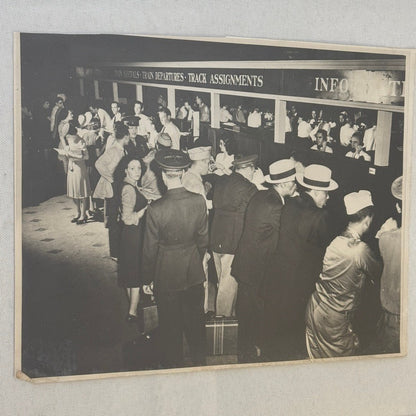 Vintage Train Station Railroad Photograph Washington DC Photo Print