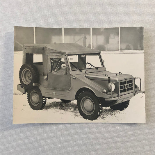 Auto Union DKW Munga Jeep Factory Press Photo Photograph Vintage