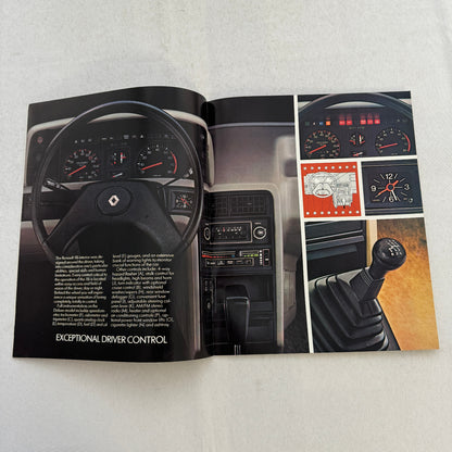 1981 Renault 18i Car Sales Brochure Catalog Vintage Advertising
