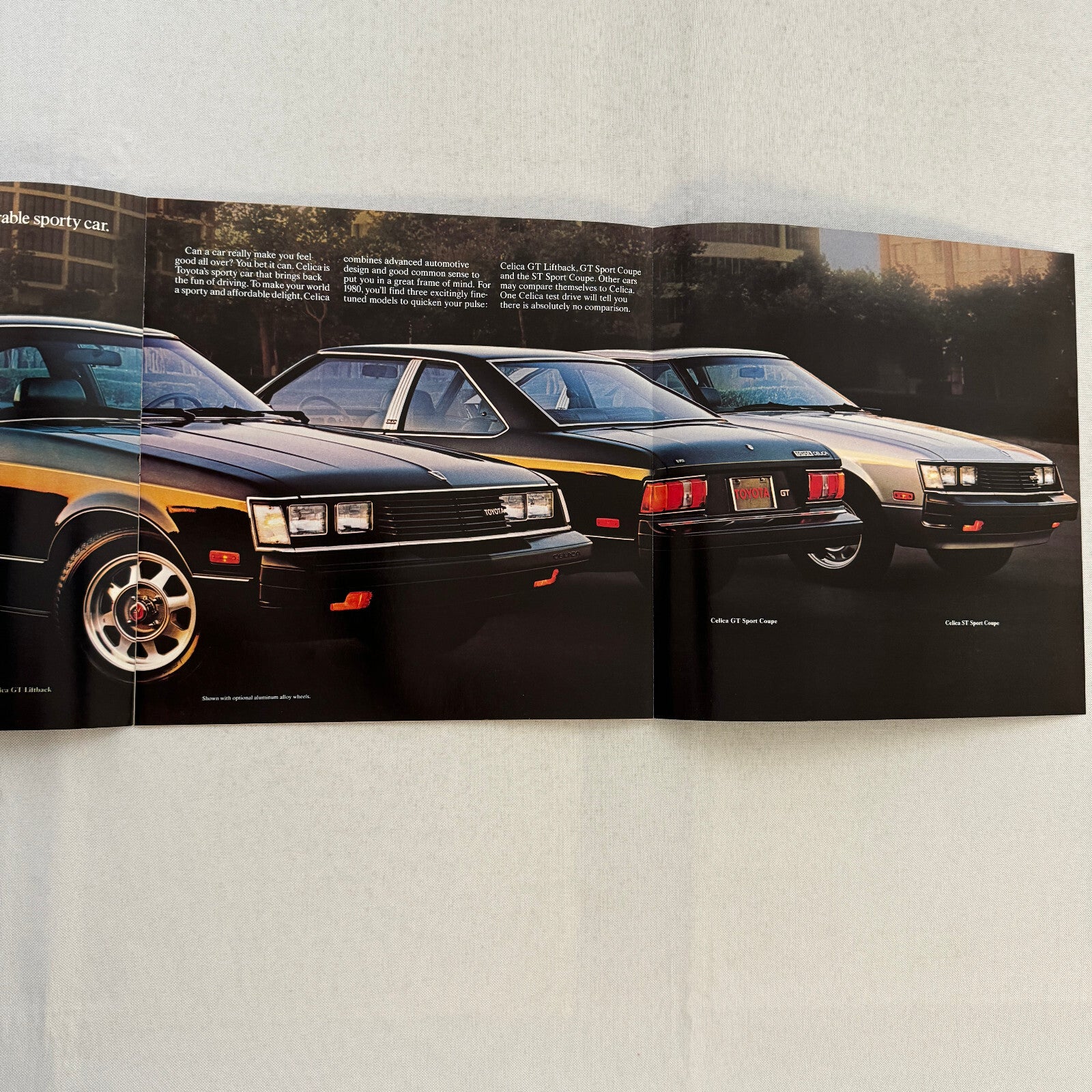 1980 Toyota Celica Car Sales Brochure Catalog GT Liftback ST Sport Coupe