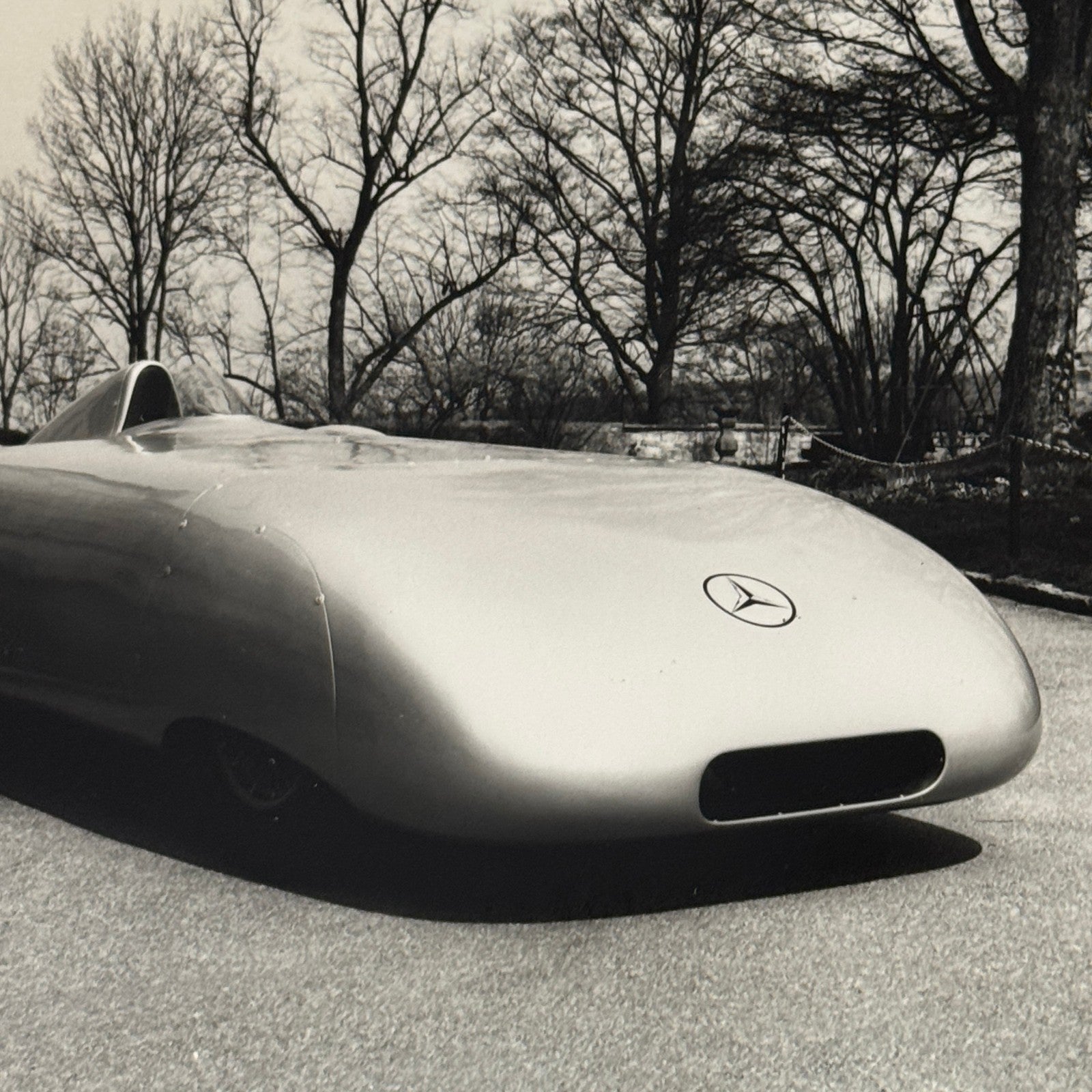 Mercedes Benz Land Speed Streamliner Car Photo Photograph Modern Print