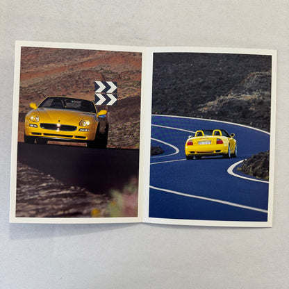 2001 Maserati Spyder Convertible Press Kit Brochure Photo CD Frankfurt Autoshow