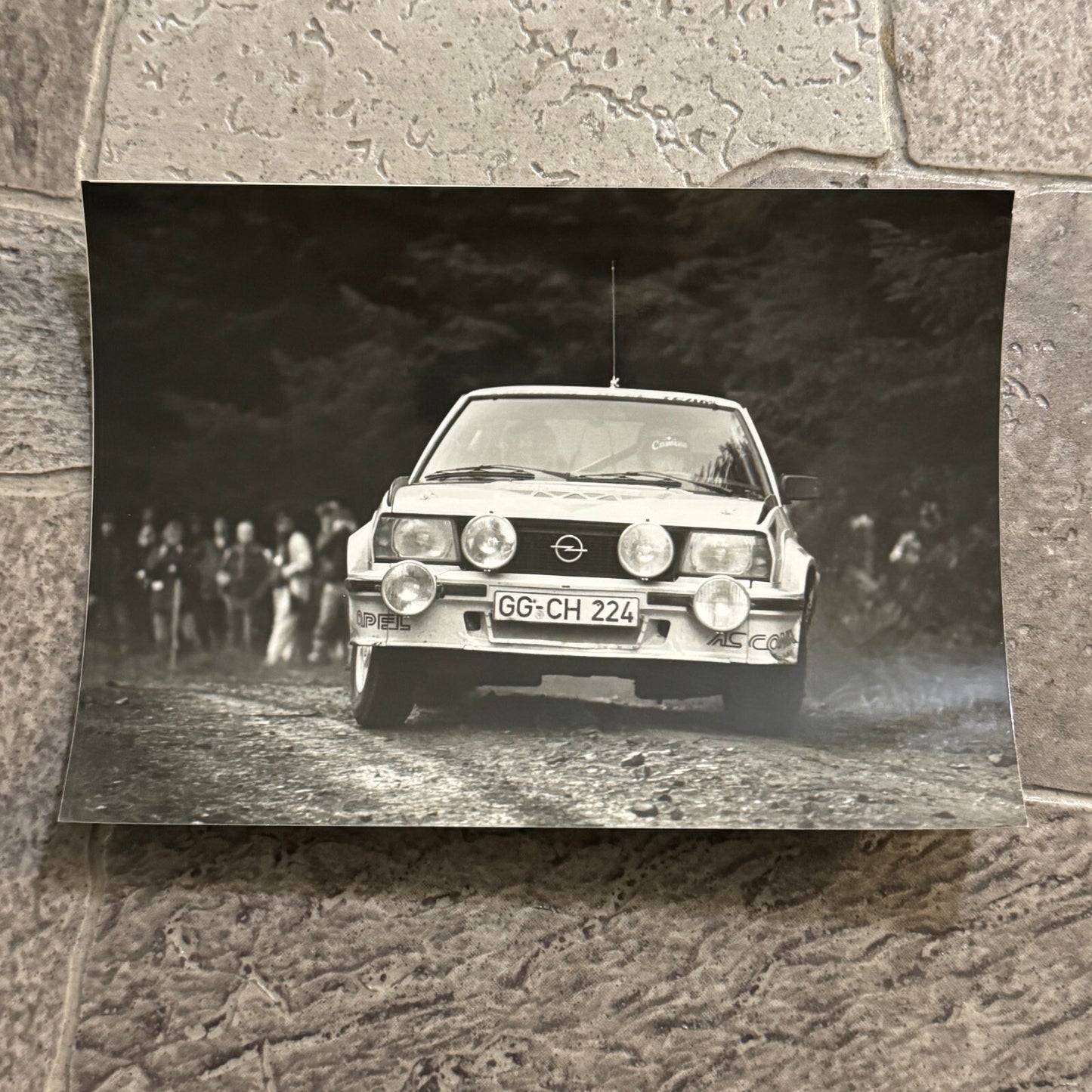 1980 RAC Rally Rallye Car Racing Photo Photograph Opel Vintage Car