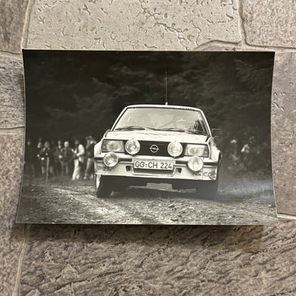 1980 RAC Rally Rallye Car Racing Photo Photograph Opel Vintage Car