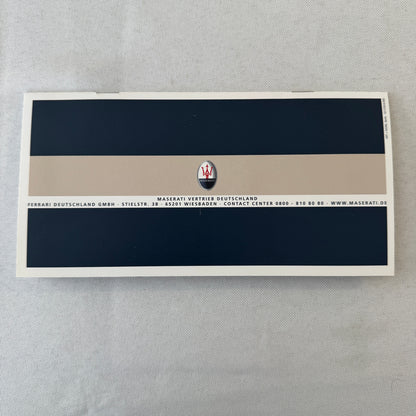 2003 Maserati Coupe & Maserati Spyder Press Kit Brochure Photo CD