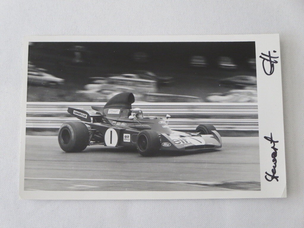 1972 Canadian Grand Prix Racing Photograph Photo Jackie Stewart Tyrrell Ford 