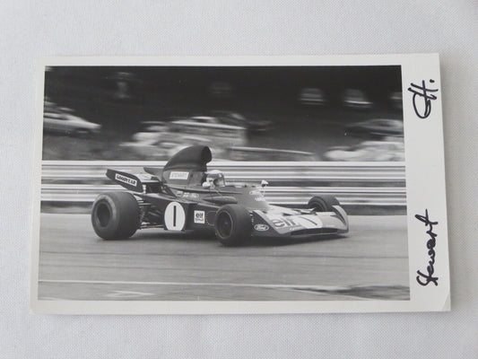 1972 Canadian Grand Prix Racing Photograph Photo Jackie Stewart Tyrrell Ford 