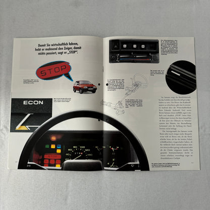 Lada Samara Car Sales Brochure Catalog Prospekt GERMAN Text